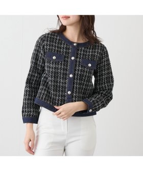 【ジャイロ/JAYRO】のデニム使いツイードジャケット 人気、トレンドファッション・服の通販 founy(ファニー) ファッション Fashion レディースファッション WOMEN アウター Coat Outerwear ジャケット Jackets おすすめ Recommend クラシカル Classical シンプル Simple ジャケット Jacket ツイード Tweed デニム Denim ポケット Pocket 春 Spring 無地 Plain Color |ID:prp329100004529418