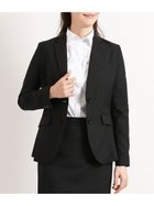 【タカキュー/TAKA-Q】のストレッチウォッシャブル ウール混2ボタンジャケット 黒無地(セットアップ可能) レディース セットアップ スーツ ジャケット ビジネス カジュアル 仕事 通勤 入学 卒業 ハレの日 05黒|ID: prp329100004529440 ipo3291000000032261444