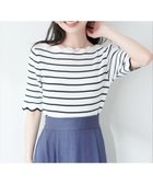 【ナチュラルクチュール/natural couture】の袖口配色スカラップ強撚ニット(5分袖) 人気、トレンドファッション・服の通販 founy(ファニー) ファッション Fashion レディースファッション WOMEN トップス・カットソー Tops/Tshirt ニット Knit Tops 2025年 2025 2025春夏・S/S Ss,Spring/Summer,2025 インナー Inner サロペット Overalls シンプル Simple スカラップ Scalloped thumbnail その他1|ID: prp329100004529442 ipo3291000000032024927