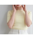 【ナチュラルクチュール/natural couture】の袖口配色スカラップ強撚ニット(5分袖) 人気、トレンドファッション・服の通販 founy(ファニー) ファッション Fashion レディースファッション WOMEN トップス・カットソー Tops/Tshirt ニット Knit Tops 2025年 2025 2025春夏・S/S Ss,Spring/Summer,2025 インナー Inner サロペット Overalls シンプル Simple スカラップ Scalloped thumbnail イエロー|ID: prp329100004529442 ipo3291000000032024934