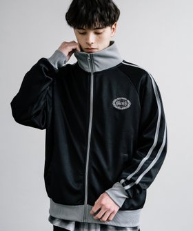 【ロッキーモンロー/Rocky Monroe】のエステルダンボール サイドラインワンポイントロゴ刺繍トラックジャケット 人気、トレンドファッション・服の通販 founy(ファニー) ファッション Fashion レディースファッション WOMEN アウター Coat Outerwear ジャケット Jackets ジャケット Jacket スポーティ Sporty スマート Smart ドレープ Drape ハイネック High Neck ポケット Pocket ワンポイント One Point 切替 Switching |ID:prp329100004529445