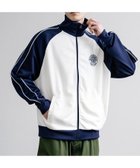 【ロッキーモンロー/Rocky Monroe】のエステルダンボール サイドラインワンポイントロゴ刺繍トラックジャケット 人気、トレンドファッション・服の通販 founy(ファニー) ファッション Fashion レディースファッション WOMEN アウター Coat Outerwear ジャケット Jackets ジャケット Jacket スポーティ Sporty スマート Smart ドレープ Drape ハイネック High Neck ポケット Pocket ワンポイント One Point 切替 Switching thumbnail C.ネイビー|ID: prp329100004529445 ipo3291000000032379456