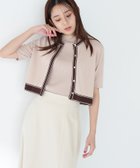 【ナチュラル ビューティー ベーシック/NATURAL BEAUTY BASIC】のボトルネックバイカラーアンサンブル 人気、トレンドファッション・服の通販 founy(ファニー) ファッション Fashion レディースファッション WOMEN トップス・カットソー Tops/Tshirt アンサンブル Knit Ensemble おすすめ Recommend アンサンブル Ensemble インナー Inner カーディガン Cardigan コンパクト Compact ノースリーブ No Sleeve 半袖 Short Sleeve thumbnail ベージュ×ブラウン2|ID: prp329100004529447 ipo3291000000032361720
