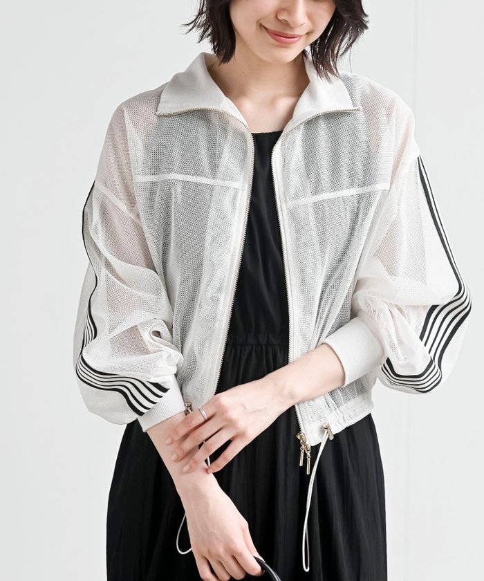 【アールピーエス/rps】のメッシュラインブルゾン インテリア・キッズ・メンズ・レディースファッション・服の通販 founy(ファニー) https://founy.com/ ファッション Fashion レディースファッション WOMEN アウター Coat Outerwear ブルゾン Blouson/Jackets ジャケット Jacket トレンド Trend フロント Front ポケット Pocket メッシュ Mesh |ID: prp329100004529451 ipo3291000000032056672