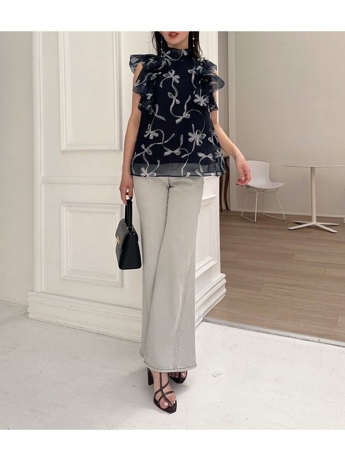 【スナイデル/SNIDEL】の【00サイズあり】Sustainableストレッチフレアデニムパンツ インテリア・キッズ・メンズ・レディースファッション・服の通販 founy(ファニー) https://founy.com/ ファッション Fashion レディースファッション Fashion for Women パンツ Pants & Trousers デニムパンツ・ジーンズ・美脚デニム Denim Jeans & Pants ウォッシュ Washed Finish エレガント 上品 Elegant ヴィンテージ Vintage Style ストレッチ Stretch, Stretchy Fabric スマート Smart, Elegant デニム Denim, Jeans Material フレア Flare, Flared ポケット Pocket, Pocket Detail |ID: prp329100004529835 ipo3291000000034586728