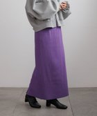 【ローリーズファーム/LOWRYS FARM】の【ロング丈販売開始】カットリブタイトスカート NEWパープル|ID: prp329100004529848 ipo3291000000034568848