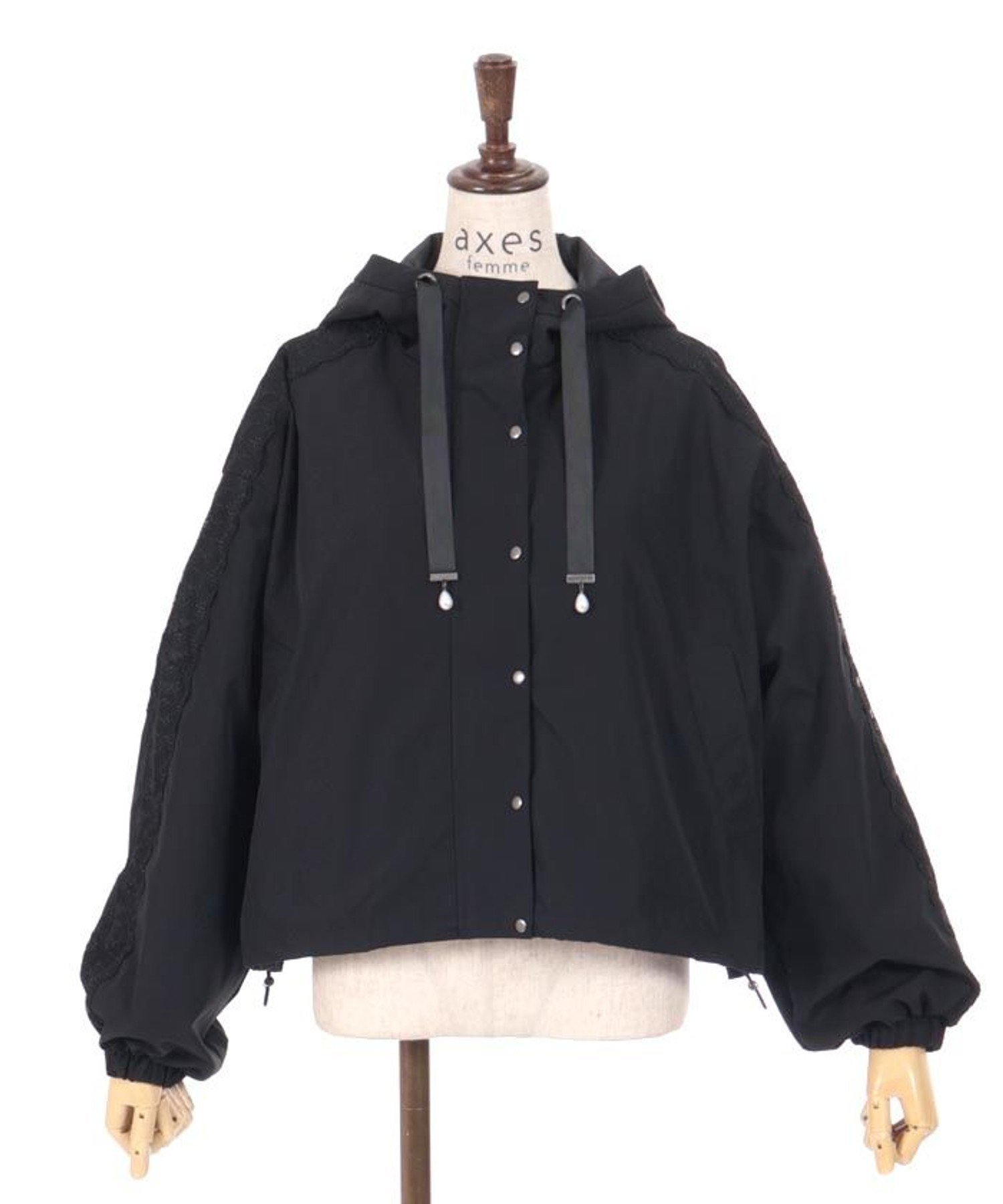 【アクシーズファム/axes femme】の撥水加工マウンテンパーカー インテリア・キッズ・メンズ・レディースファッション・服の通販 founy(ファニー) 　ファッション　Fashion　レディースファッション　WOMEN　トップス・カットソー　Tops/Tshirt　パーカ　Sweats　おすすめ　Recommend　ショート　Short　パーカー　Hoodie　フェミニン　Feminine　ミドル　Middle　ロング　Long　黒|ID: prp329100004529860 ipo3291000000032026998