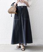 【シップス フォー ウィメン/SHIPS】のSHIPS any 洗濯機可能 オックス ステッチ フレア ロング スカート 人気、トレンドファッション・服の通販 founy(ファニー) ファッション Fashion レディースファッション WOMEN スカート Skirt オックス Ox 洗える Washable サンダル Sandals ジャケット Jacket スニーカー Sneakers セットアップ Set Up バランス Balance フェミニン Feminine フレア Flare ロング Long おすすめ Recommend 2025年 2025 2025春夏・S/S Ss,Spring/Summer,2025 thumbnail ブラック|ID: prp329100004529862 ipo3291000000032356589