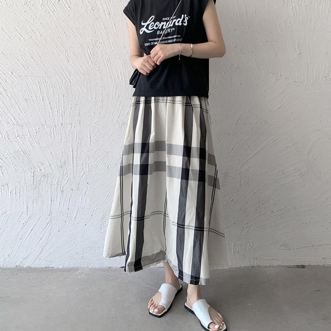 【メゾンドラティール/maison de LATIR】のバルーンスカート 春服 チェック柄ミモレ丈スカート インテリア・キッズ・メンズ・レディースファッション・服の通販 founy(ファニー) 　ファッション　Fashion　レディースファッション　WOMEN　スカート　Skirt　ジャケット　Jacket　チェック　Check　トレンド　Trend　バルーン　Balloon　フレア　Flare　ボックス　Box　ミモレ　Mimore　夏　Summer　定番　Standard　春　Spring　S/S・春夏　Ss・Spring/Summer　結婚式　Wedding Ceremony　ホワイト|ID: prp329100004529889 ipo3291000000032027123