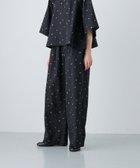 【かぐれ/kagure / URBAN RESEARCH】の小花刺繍イージーパンツ BLACK|ID: prp329100004529915 ipo3291000000032057979
