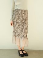 【ミラオーウェン/Mila Owen】のシャーリングシアーストレートスカート 人気、トレンドファッション・服の通販 founy(ファニー) ファッション Fashion レディースファッション Fashion for Women スカート Skirts エレガント 上品 Elegant オーガンジー Organza Fabric シアー Sheer, See-Through シャーリング Shirring, Ruched シンプル Simple, Minimal ストレート Straight, Straight Cut スリット Slit, Slit Detail センター Center, Center Line 雑誌 Magazine, Fashion Magazine タイトスカート Pencil Skirt, Tight Skirt フリル Frill, Ruffle ボトム Bottoms, Lower Wear 6月号 June Issue, Jun. Edition thumbnail GRY[006]|ID: prp329100004529920 ipo3291000000033386506