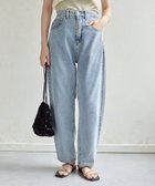 【ゼヴォン/Thevon】の【新色追加】カーブデニムパンツ ブルー|ID: prp329100004529930 ipo3291000000032027306