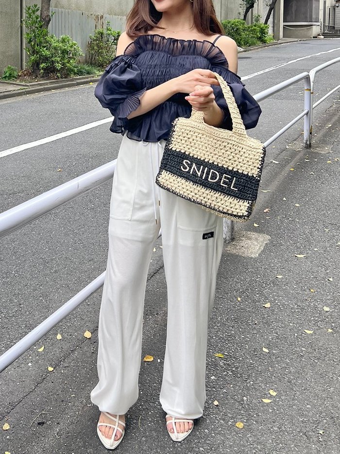 【スナイデル/SNIDEL】のUVカットパンツ/ウォッシャブル インテリア・キッズ・メンズ・レディースファッション・服の通販 founy(ファニー) https://founy.com/ ファッション Fashion レディースファッション WOMEN パンツ Pants アクリル Acrylic ウェーブ Wave ウォッシャブル Washable 春 Spring カットソー Cut And Sew ギャザー Gather コーティング Coating シルバー Silver ストレート Straight スポーティ Sporty スリム Slim パーカー Hoodie フェミニン Feminine ブロック Block ポケット Pocket リラックス Relax ワンポイント One Point S/S・春夏 Ss・Spring/Summer おすすめ Recommend 夏 Summer |ID: prp329100004529936 ipo3291000000032027330