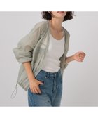 【ベイフロー/BAYFLOW】の涼やかな透け感 軽量 シアーVネックブルゾン グレー15|ID: prp329100004529940 ipo3291000000032027347