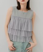 【センスオブプレイス/SENSE OF PLACE by URBAN RESEARCH】のダブルジップフリルニットトップ L.GRAY|ID: prp329100004529945 ipo3291000000032027369