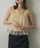 【センスオブプレイス/SENSE OF PLACE by URBAN RESEARCH】のダブルジップフリルニットトップ YELLOW|ID: prp329100004529945 ipo3291000000032751418