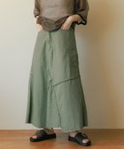 【ニコアンド/niko and】のリメイクライクスカート カーキ製品染め78|ID: prp329100004529950 ipo3291000000032027392