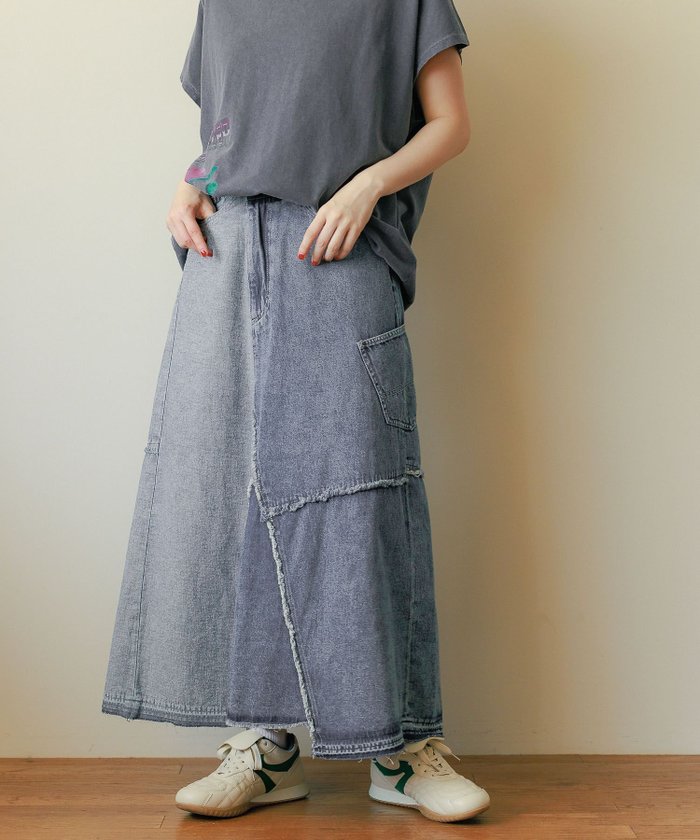 【ニコアンド/niko and】のリメイクライクスカート インテリア・キッズ・メンズ・レディースファッション・服の通販 founy(ファニー) https://founy.com/ ファッション Fashion レディースファッション WOMEN スカート Skirt おすすめ Recommend アシンメトリー Asymmetry ベーシック Basic ポケット Pocket リメイク Remake |ID: prp329100004529950 ipo3291000000032080086