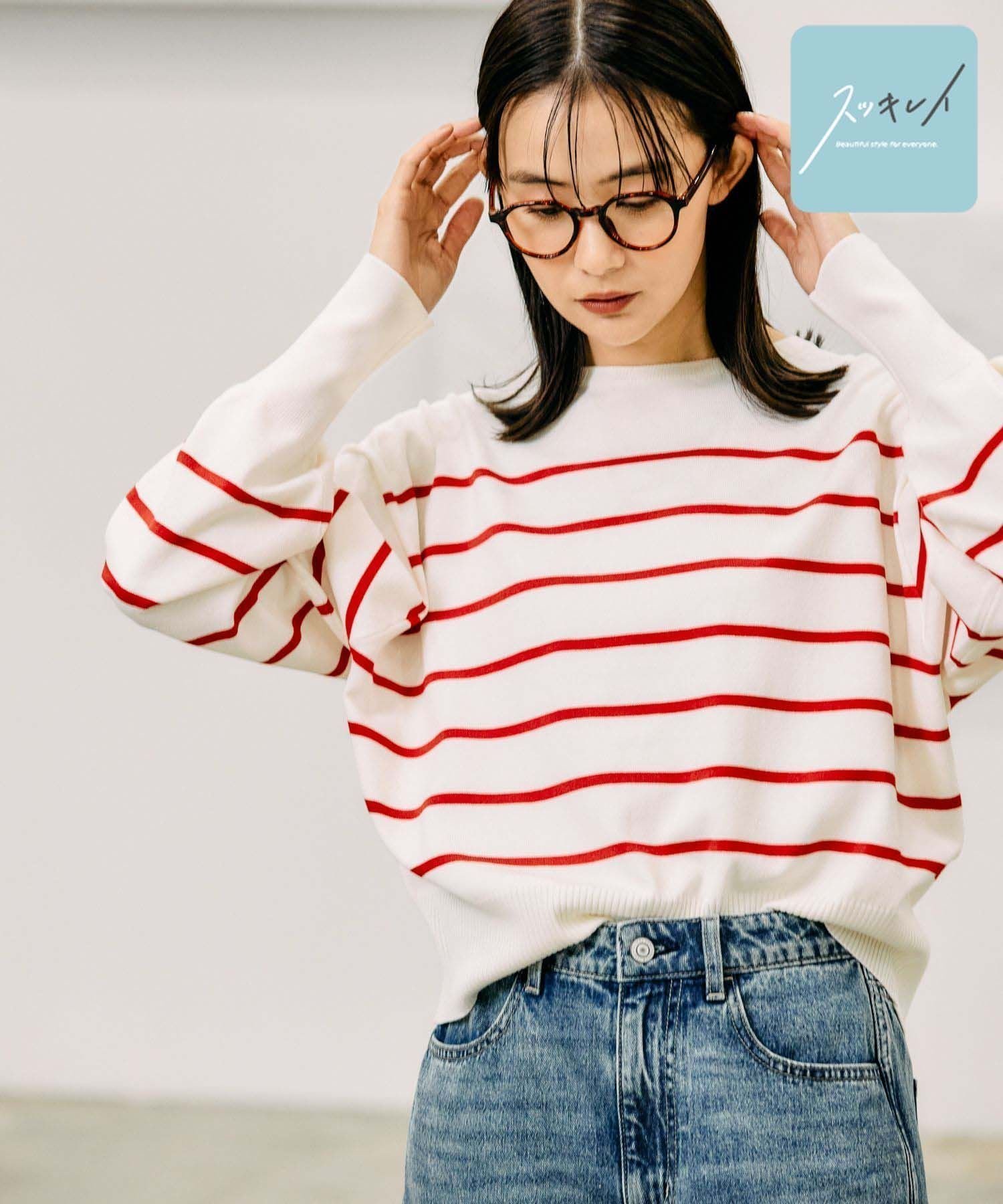 【グローバルワーク/GLOBAL WORK】のスッキレイクルーネックプルオーバー/252060 人気、トレンドファッション・服の通販 founy(ファニー) 　ファッション　Fashion　レディースファッション　WOMEN　トップス・カットソー　Tops/Tshirt　プルオーバー　Pullover　なめらか　Smooth　ジャケット　Jacket　デニム　Denim　トレンド　Trend　ベーシック　Basic　ワイド　Wide　春　Spring　 other-1|ID: prp329100004529962 ipo3291000000032242968