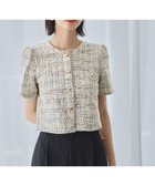 【ガール/GIRL】のミックスツイード半袖ショート丈ジャケット 人気、トレンドファッション・服の通販 founy(ファニー) ファッション Fashion レディースファッション WOMEN アウター Coat Outerwear ジャケット Jackets クラシカル Classical コンパクト Compact ショート Short ジャケット Jacket タイトスカート Tight Skirt タンク Tank ツイード Tweed デニム Denim トレンド Trend フレア Flare ミックス Mix ワイド Wide エレガント 上品 Elegant 半袖 Short Sleeve 夏 Summer thumbnail OWH|ID: prp329100004529971 ipo3291000000032027491