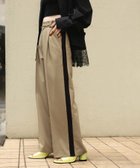【アダム エ ロペ/ADAM ET ROPE'】の【WEB限定】サイドシャーリングラインワイドパンツ ベージュ系(28)|ID: prp329100004529980 ipo3291000000033553976