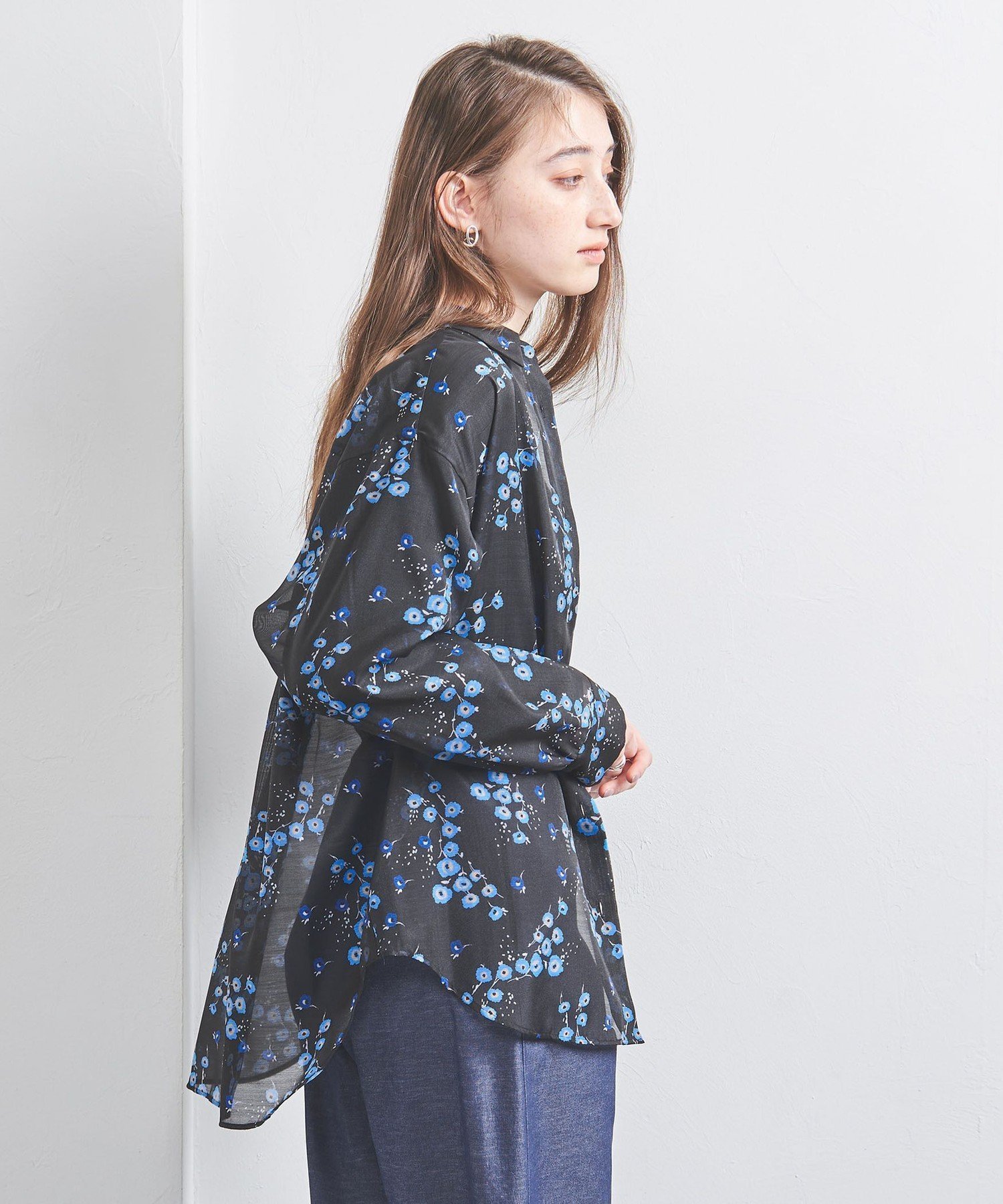 【ユナイテッドアローズ/UNITED ARROWS】のオーガンジー プリントシャツ インテリア・キッズ・メンズ・レディースファッション・服の通販 founy(ファニー) 　ファッション　Fashion　レディースファッション　Fashion for Women　トップス・カットソー　Cut & Sew Tops　シャツ・ブラウス・オフィスカジュアル　Elegant Blouses & Button-Ups　インナー　Innerwear　エアリー　Airy Texture　エレガント 上品　Elegant　オーガンジー　Organza Fabric　シアー　Sheer, See-Through　スタンダード　Standard, Basic　タンク　Tank Top, Sleeveless Top　ドット　Polka Dot, Dot Pattern　フラワー　Flower, Floral　プリント　Print, Printed Pattern　別注　Limited Edition, Custom Order　その他1|ID: prp329100004529982 ipo3291000000033479885