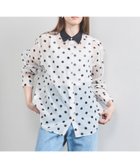 【ユナイテッドアローズ/UNITED ARROWS】のオーガンジー プリントシャツ 人気、トレンドファッション・服の通販 founy(ファニー) ファッション Fashion レディースファッション Fashion for Women トップス・カットソー Cut & Sew Tops シャツ・ブラウス・オフィスカジュアル Elegant Blouses & Button-Ups インナー Innerwear エアリー Airy Texture エレガント 上品 Elegant オーガンジー Organza Fabric シアー Sheer, See-Through スタンダード Standard, Basic タンク Tank Top, Sleeveless Top ドット Polka Dot, Dot Pattern フラワー Flower, Floral プリント Print, Printed Pattern 別注 Limited Edition, Custom Order thumbnail WHITE|ID: prp329100004529982 ipo3291000000033479890