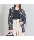 【ユナイテッドアローズ/UNITED ARROWS】のオーガンジー プリントシャツ 人気、トレンドファッション・服の通販 founy(ファニー) ファッション Fashion レディースファッション Fashion for Women トップス・カットソー Cut & Sew Tops シャツ・ブラウス・オフィスカジュアル Elegant Blouses & Button-Ups インナー Innerwear エアリー Airy Texture エレガント 上品 Elegant オーガンジー Organza Fabric シアー Sheer, See-Through スタンダード Standard, Basic タンク Tank Top, Sleeveless Top ドット Polka Dot, Dot Pattern フラワー Flower, Floral プリント Print, Printed Pattern 別注 Limited Edition, Custom Order thumbnail NAVY|ID: prp329100004529982 ipo3291000000033479892