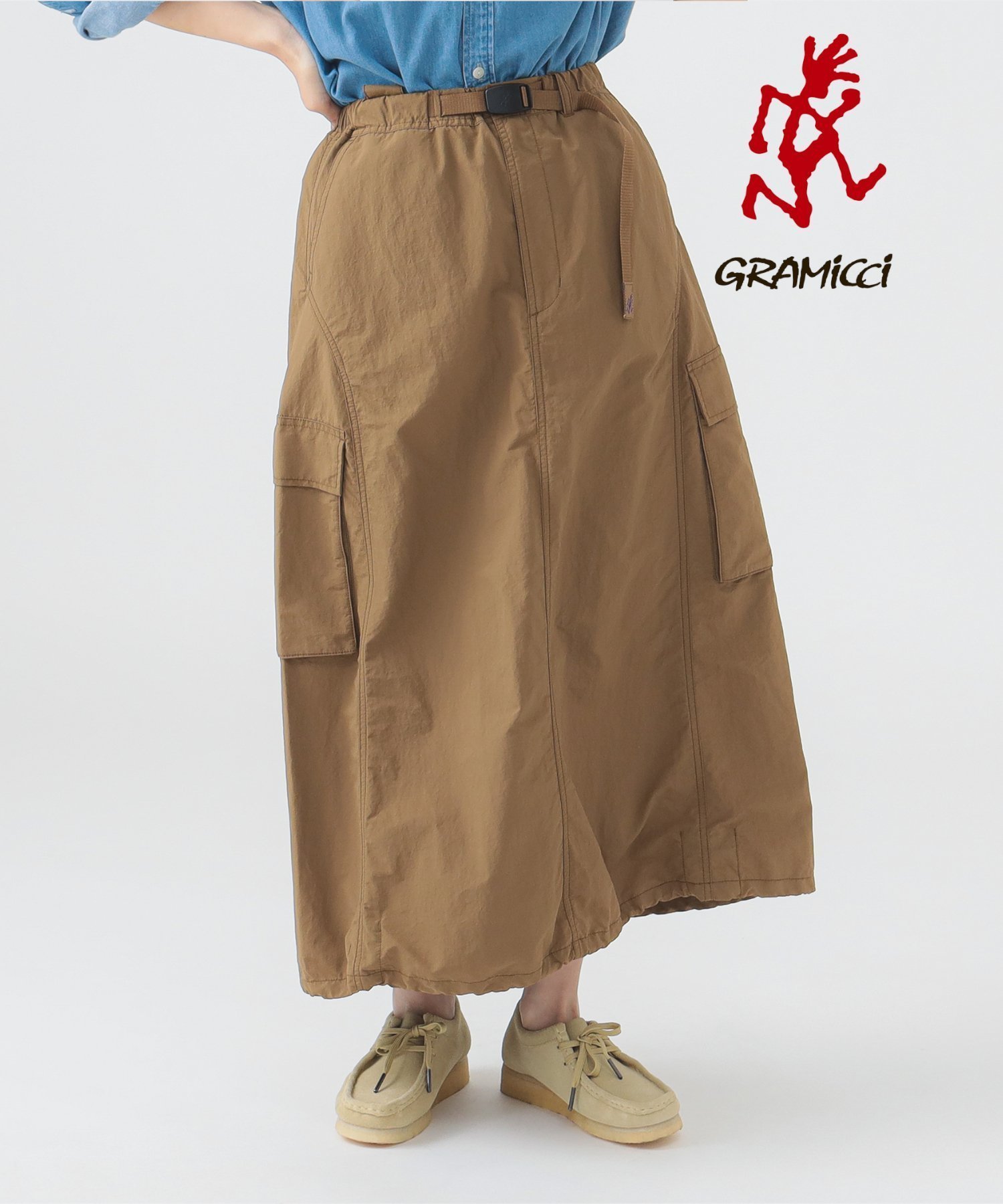 【ビーミングライフストアバイビームス/B:MING LIFE STORE by BEAMS】の【5/15新規値下げ】【別注/撥水/ドライタッチ/2WAY】Gramicci / ナイロン スカート(S~M) 25SS アウトドア サスペンダー付 インテリア・キッズ・メンズ・レディースファッション・服の通販 founy(ファニー) 　ファッション　Fashion　レディースファッション　WOMEN　スカート　Skirt　2025年　2025　2025春夏・S/S　Ss,Spring/Summer,2025　アウトドア　Outdoor　サスペンダー　Suspenders　ドローコード　Draw Cord　バルーン　Balloon　ワッシャー　Washer　別注　Special Order　台形　Trapezoid　COYOTE|ID: prp329100004529988 ipo3291000000032115650