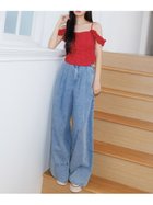 【スナイデル/SNIDEL】の【00サイズあり】バリエワイドパンツ BLU[086]|ID: prp329100004529999 ipo3291000000032027596