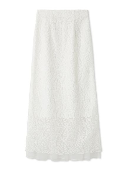 【スナイデル/SNIDEL】のリーフレースタイトスカート インテリア・キッズ・メンズ・レディースファッション・服の通販 founy(ファニー) https://founy.com/ ファッション Fashion レディースファッション Ladies' Fashion Online スカート Skirt ケミカル Chemical タイトスカート Tight Skirt チュール Tulle ビスチェ Bustier ラグジュアリー Luxury リーフ Leaf レース Race おすすめ Recommend エレガント 上品 Elegant |ID: prp329100004530017 ipo3291000000032688438
