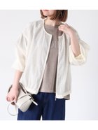 【テチチ/Te chichi】のノーカラーカットブルゾン 人気、トレンドファッション・服の通販 founy(ファニー) ファッション Fashion レディースファッション WOMEN アウター Coat Outerwear ブルゾン Blouson/Jackets シアー Sheer シンプル Simple トレンド Trend thumbnail オフホワイト|ID: prp329100004530022 ipo3291000000032077163