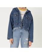 【リーバイス/Levis】のSILVERTAB(TM) フーデッド トラッカージャケット 人気、トレンドファッション・服の通販 founy(ファニー) ファッション Fashion レディースファッション Ladies' Fashion Online アウター Coat Outerwear ジャケット Jackets コレクション Collection シルバー Silver ジーンズ Jeans リラックス Relax ルーズ Loose ワイド Wide 人気 Popularity thumbnail Medium Indigo - Flat Finish|ID: prp329100004530033 ipo3291000000032660743