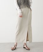 【センスオブプレイス/SENSE OF PLACE by URBAN RESEARCH】の『UR TECH DRYLUXE』リネンライクスリットタイトスカート GREIGE|ID: prp329100004530050 ipo3291000000032027815