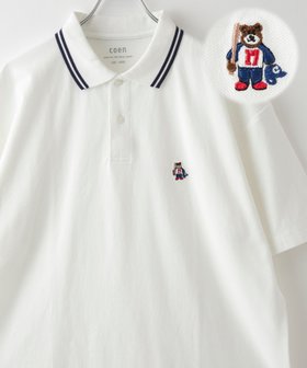 【コーエン/COEN】のワンポイントベア刺繍カノコポロシャツ 人気、トレンドファッション・服の通販 founy(ファニー) ファッション Fashion レディースファッション WOMEN トップス・カットソー Tops/Tshirt シャツ/ブラウス Shirts/Blouses ポロシャツ Polo Shirts シンプル Simple ポロシャツ Polo Shirt ワンポイント One Point 鹿の子 Pique |ID:prp329100004530052