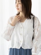 【テチチ/Te chichi】のシアージャカードYカラーブルゾン オフホワイト|ID: prp329100004530056 ipo3291000000032299592