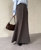 【ゼヴォン/Thevon】のIラインマーメイドスカート 人気、トレンドファッション・服の通販 founy(ファニー) ファッション Fashion レディースファッション WOMEN スカート Skirt 2025年 2025 2025春夏・S/S Ss,Spring/Summer,2025 おすすめ Recommend シンプル Simple ジャケット Jacket スリット Slit フェミニン Feminine フレア Flare マーメイド Mermaid ロング Long ビジネス 仕事 通勤 Business 切替 Switching thumbnail チャコールグレー|ID: prp329100004530067 ipo3291000000032027894