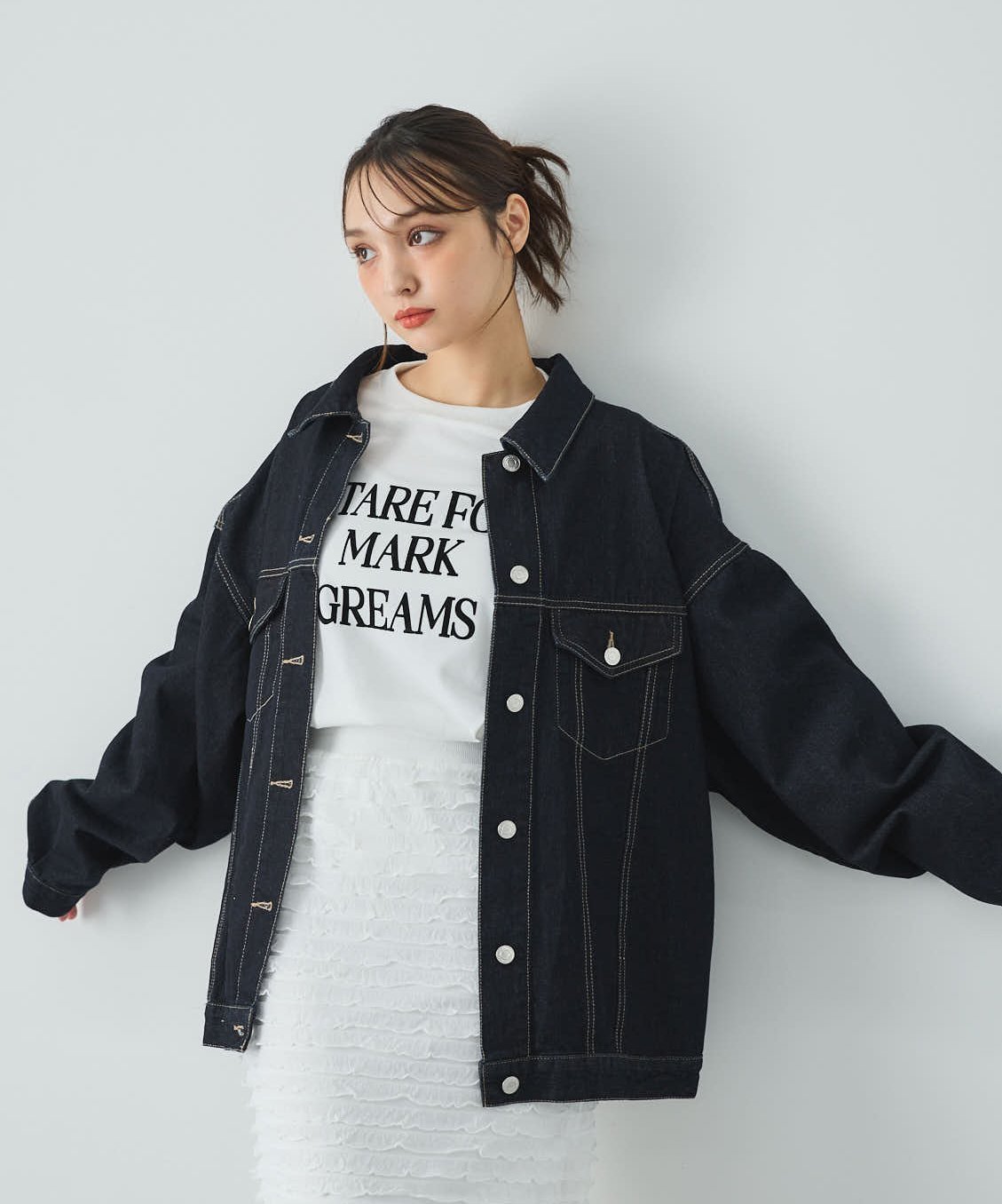 【イング/INGNI】のビッグ Gジャン 人気、トレンドファッション・服の通販 founy(ファニー) 　ファッション　Fashion　レディースファッション　WOMEN　アウター　Coat Outerwear　アウトドア　Outdoor　今季　This Season　ジャケット　Jacket　スラックス　Slacks　デニム　Denim　トレンド　Trend　バランス　Balance　パターン　Pattern　ビッグ　Big　ボトム　Bottom　ポケット　Pocket　メンズ　Mens　ロング　Long　ワーク　Work　おすすめ　Recommend　 other-1|ID: prp329100004530077 ipo3291000000032027933