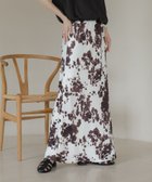 【ローリーズファーム/LOWRYS FARM】のストレッチサテンスカート カウガラ|ID: prp329100004530082 ipo3291000000032636201