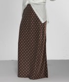 【ローリーズファーム/LOWRYS FARM】のストレッチサテンスカート 人気、トレンドファッション・服の通販 founy(ファニー) ファッション Fashion レディースファッション Fashion for Women スカート Skirts カットソー Cut and Sewn Top サテン Satin, Glossy Fabric バイアス Bias, Diagonal Cut バランス Balance, Style Balance フィット Fit, Slim Fit フレア Flare, Flared エレガント 上品 Elegant thumbnail ブラウンドット|ID: prp329100004530082 ipo3291000000033442651