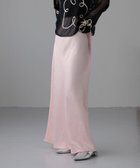 【ローリーズファーム/LOWRYS FARM】のストレッチサテンスカート ピンク25|ID: prp329100004530082 ipo3291000000034479397