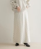 【ローリーズファーム/LOWRYS FARM】のストレッチサテンスカート アイボドット|ID: prp329100004530082 ipo3291000000034479409