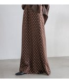 【ローリーズファーム/LOWRYS FARM】のストレッチサテンスカート ブラウンドット|ID: prp329100004530082 ipo3291000000034479411