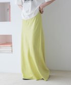 【ローリーズファーム/LOWRYS FARM】のストレッチサテンスカート ライム|ID: prp329100004530082 ipo3291000000034479418