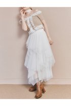 【リエンダ/rienda】のニュアンスランダムチュールジャストウエストスカート 人気、トレンドファッション・服の通販 founy(ファニー) ファッション Fashion レディースファッション WOMEN スカート Skirt おすすめ Recommend エレガント 上品 Elegant シンプル Simple バランス Balance ランダム Random 再入荷 Restock/Back In Stock/Re Arrival thumbnail WHT|ID: prp329100004530086 ipo3291000000032236517