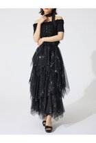 【リエンダ/rienda】のニュアンスランダムチュールジャストウエストスカート 人気、トレンドファッション・服の通販 founy(ファニー) ファッション Fashion レディースファッション WOMEN スカート Skirt おすすめ Recommend エレガント 上品 Elegant シンプル Simple バランス Balance ランダム Random 再入荷 Restock/Back In Stock/Re Arrival thumbnail BLK|ID: prp329100004530086 ipo3291000000032236519