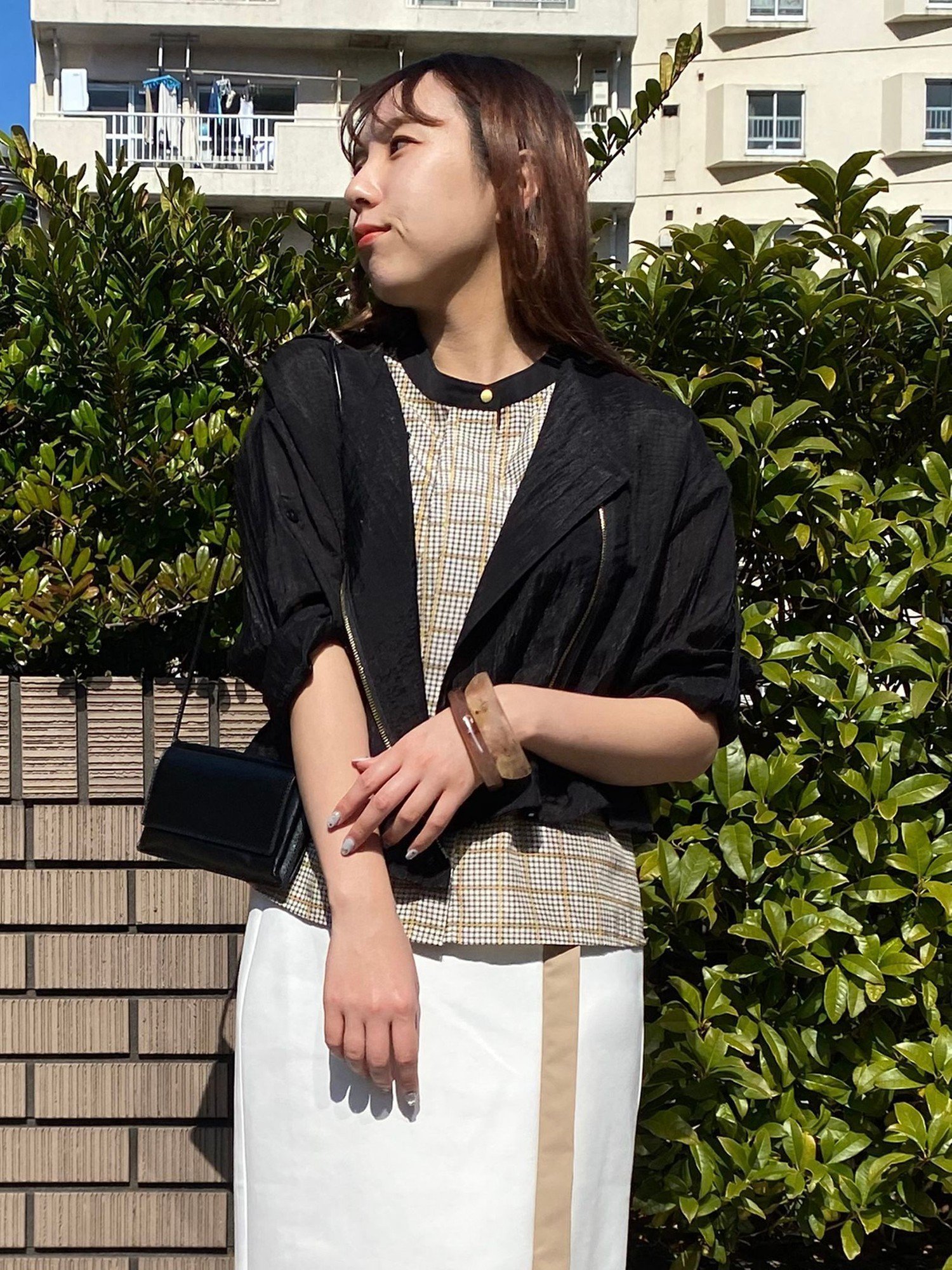 【その他のブランド/Other】のシアーライダースブルゾン 人気、トレンドファッション・服の通販 founy(ファニー) 　ファッション　Fashion　レディースファッション　WOMEN　アウター　Coat Outerwear　ブルゾン　Blouson/Jackets　ライダース　Riders Jacket　シアー　Sheer　ショート　Short　ライダース　Riders　人気　Popularity　秋　Autumn/Fall　 other-1|ID: prp329100004530097 ipo3291000000032242533