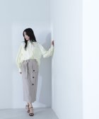 【ナチュラル ビューティー ベーシック/NATURAL BEAUTY BASIC】のトレンチディテールナロースカート グレージュ3|ID: prp329100004530100 ipo3291000000032395047