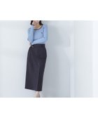 【ナチュラル ビューティー ベーシック/NATURAL BEAUTY BASIC】のトレンチディテールナロースカート チャコール1|ID: prp329100004530100 ipo3291000000032395049