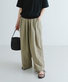 【アーバンリサーチ/URBAN RESEARCH】の『撥水/UVカット/接触冷感/イージーケア』『UR TECH』ギャザーワイドパンツ BEIGE|ID: prp329100004530120 ipo3291000000032382792